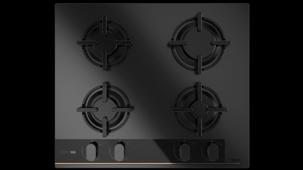 TEKA GBC 64-G1 BM NAT PLACA CRISTAL NEGRO MATE GAS BUTANO 60CM 4 FUEGOS Infinity G1 - 6