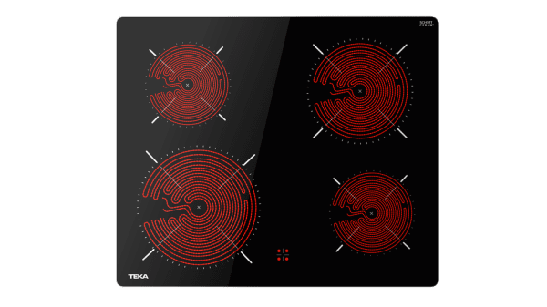 TEKA TTC 64010 CRD BK VITROCERAMICA POLIVALENTE 60CM 4 ZONAS MAX 21CM Slim Metal Frame - 2