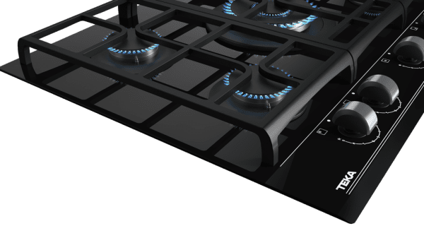 TEKA GBC 75-G1 BM NAT PLACA CRISTAL NEGRO MATE GAS BUTANO 75CM 5 FUEGOS Infinity G1 (duplicate) - 5