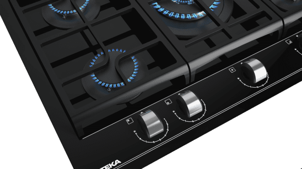 TEKA GBC 75-G1 BM NAT PLACA CRISTAL NEGRO MATE GAS BUTANO 75CM 5 FUEGOS Infinity G1 (duplicate) - 6