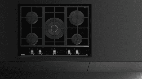 TEKA GBC 75-G1 BM NAT PLACA CRISTAL NEGRO MATE GAS BUTANO 75CM 5 FUEGOS Infinity G1 (duplicate) - 9