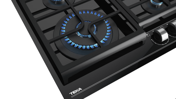 TEKA GZC 64320 XBN NAT PLACA CRISTAL NEGRO GAS NATURAL 60CM 4 FUEGOS ExactFlame - 6