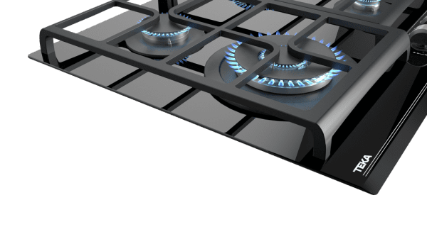 TEKA GZC 64320 XBN NAT PLACA CRISTAL NEGRO GAS NATURAL 60CM 4 FUEGOS ExactFlame - 7