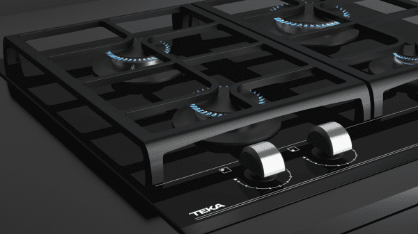 TEKA GZC 64320 XBN NAT PLACA CRISTAL NEGRO GAS NATURAL 60CM 4 FUEGOS ExactFlame (duplicate) - 12