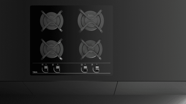 TEKA GBC 64000 XBN PLACA CRISTAL NEGRO GAS NATURAL 60CM 4 Fuegos - 8