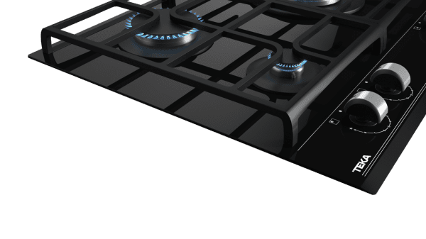 TEKA GZC 63310 XBB PLACA CRISTAL NEGRO GAS BUTANO 60CM 3 FUEGOS Cristal Gas - 5