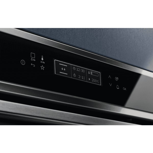 ELECTROLUX EVE8P21X HORNO COMPACTO MULTIFUNCION CRISTAL NEGRO INOX A+ SenseCook - 4