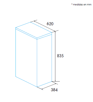EDESA EZH-0611 CONGELADOR HORIZONTAL DEFROST 38.4X83.5CM E Alarma integrada - 2