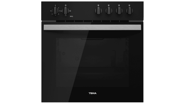TEKA HBE 490 ME HORNO POLIVALENTE CONVENCIONAL NEGRO ABATIBLE A EASY Crystal clean