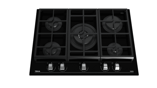 TEKA GZC 75330 XBA BK PLACA CRISTAL NEGRO GAS BUTANO 70CM 5 FUEGOS ExactFlame - 3