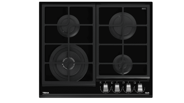 TEKA GZC 64320 XBA BK PLACA CRISTAL NEGRO GAS BUTANO 60CM 4 FUEGOS ExactFlame - 2