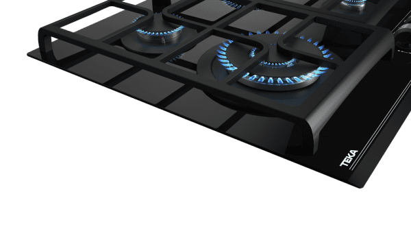 TEKA GZC 64320 XBA BK PLACA CRISTAL NEGRO GAS BUTANO 60CM 4 FUEGOS ExactFlame - 12
