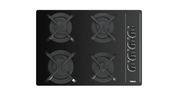 TEKA GBC 64003 KBA PLACA CRISTAL NEGRO GAS BUTANO 60CM 4 Fuegos - 2
