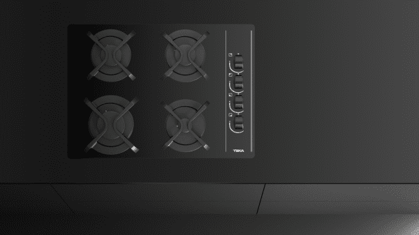 TEKA GBC 64003 KBA PLACA CRISTAL NEGRO GAS BUTANO 60CM 4 Fuegos - 9