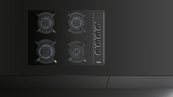 TEKA GBC 64003 KBA PLACA CRISTAL NEGRO GAS BUTANO 60CM 4 Fuegos - 10