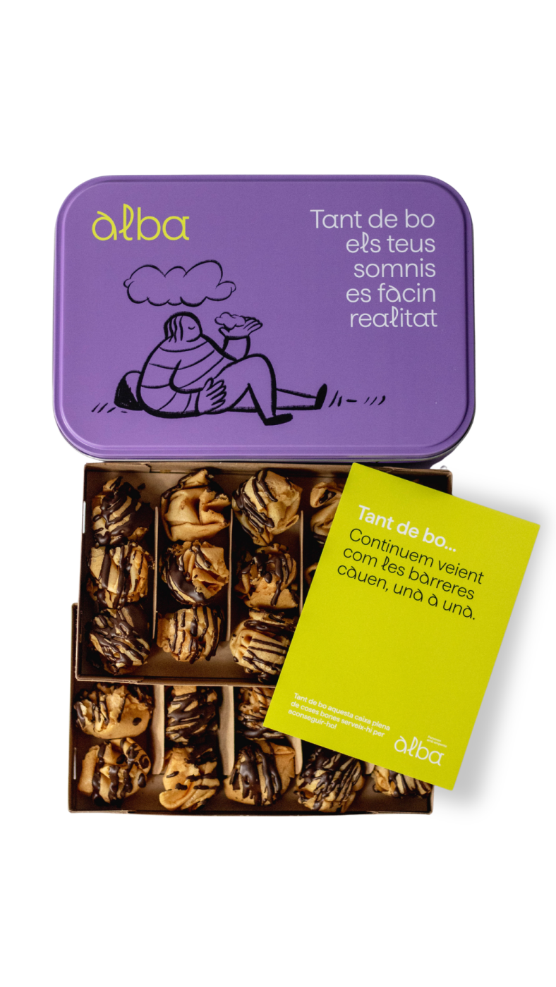 Caixa LILA + 2 safates d'Arrugats
