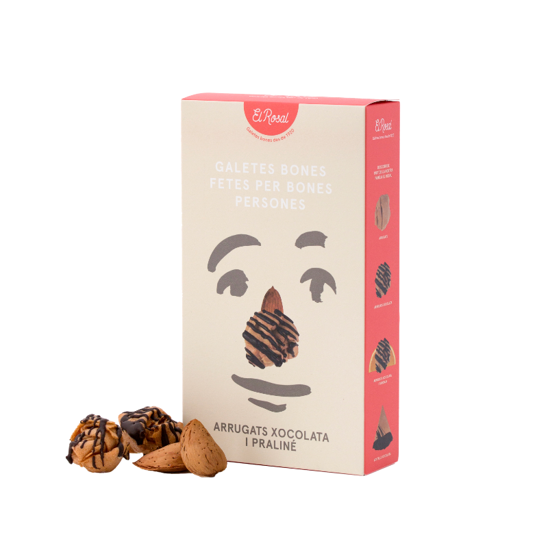 Arrugats chocolate y praliné