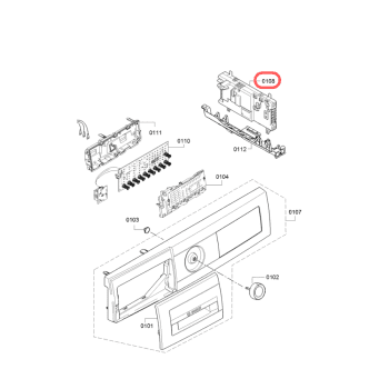 Electrónica configurada secadora Bosch WQG24500ES/03