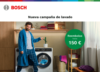 Nueva campaña Promocional de Bosch en lavavajillas, lavadoras y secadoras