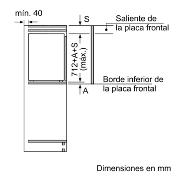 Congelador Vertical Bosch GIV11AFE0 1P Integrable de 71.2 x 55.8 cm | Clase E | Serie 6 - 5