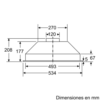 Grupo Filtrante Balay 3BF263NX en color Gris Metalizado, de 53cm a 302 m³/h | Clase D - 6