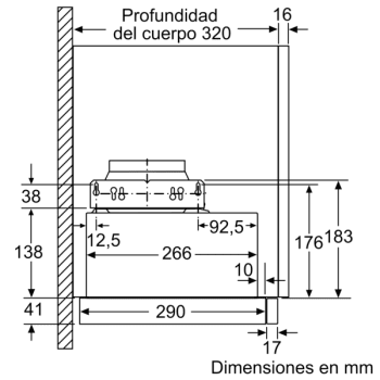 Campana Telescópica Extraíble Siemens LI64MB521 en Plata Metalizado de 60 cm con una potencia de 389 m³/h | Motor iQdrive Clase B | iQ100 - 5