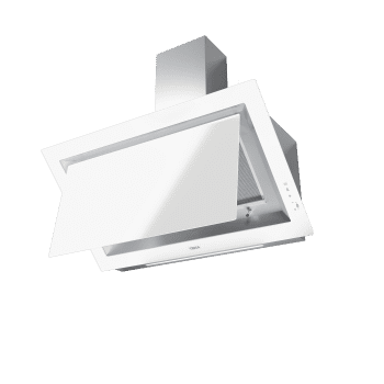 Campana decorativa vertical Teka DLV 98660 WH (112930030) en Cristal Blanco, de 90cm a 696 m³/h | Función FreshAir  | Clase A+ - 2