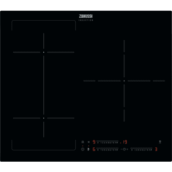 Placa de Inducción Zanussi ZIFN633K | 60 cm | 3 Zonas | Power Boost | Función Puente | Control Placa-Campana Hob2Hood