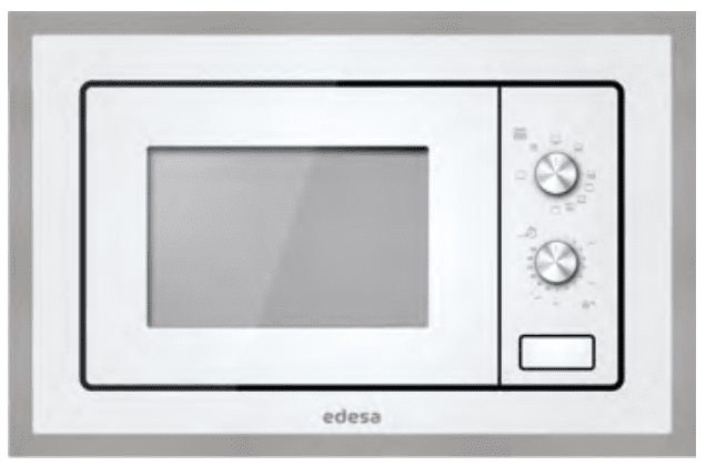Microondas  Integrable Edesa EMW-2010-IG XBK | Blanco | 800w | Grill a 1000w | 20 L