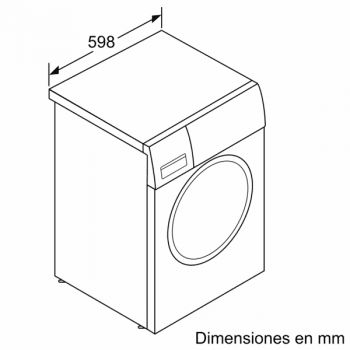 LavaSecadora Bosch WNG25400ES Blanca de 10 Kg en lavado, 6 Kg en secado, a 1400 rpm | Motor EcoSilence de Clase E - 4