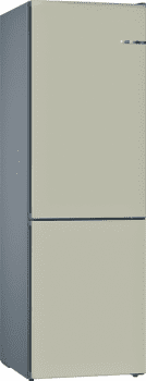 Frigorífico Combi VarioStyle Bosch KVN39IKEC Gris claro, de 203 x 60 cm | Puertas personalizables | Clase E