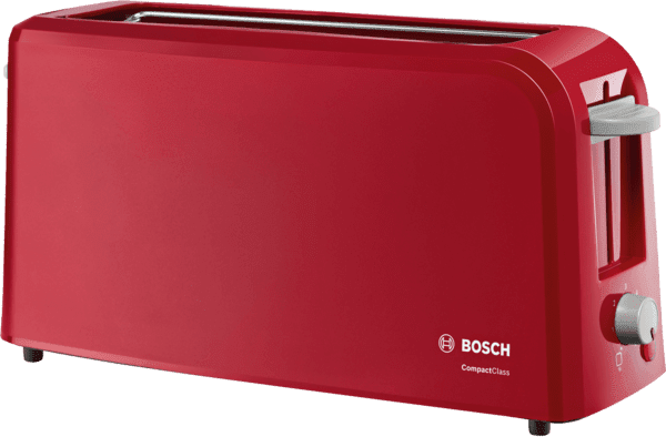 Tostador Bosch Tat3a004 rojo 6 posiciones 980w 1.620kg 980 para 2 rebanadas de pan color 3a 004 capacidad sensor 1 2slices