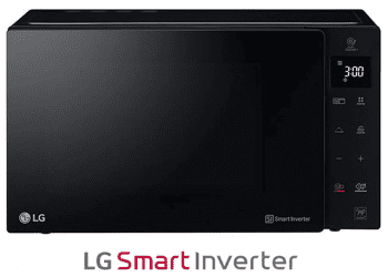 Microondas LG MH6535GDS Negro | Microondas + Grill: 1450W | 25 Litros | Smart Inverter | Easy Clean | Stock - 1