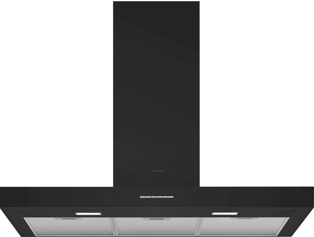 Campana decorativa Smeg KBT900NE Negro mate | 90cm | 3 velocidades | 730 m³/h | Clase A