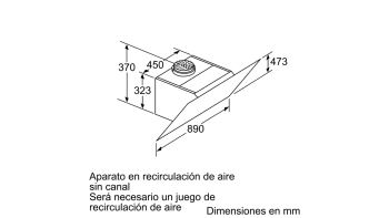Campana Decorativa Balay 3BC598GG Gris Antracita | 90cm | 4 potencias | 828m3/h | 55 dB (A) | Clase A+ - 10