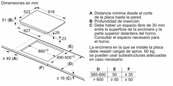 Placa de Inducción Balay 3EB997LU | 90 cm | 5 zonas - Max. 32 cm | Biselada - 7