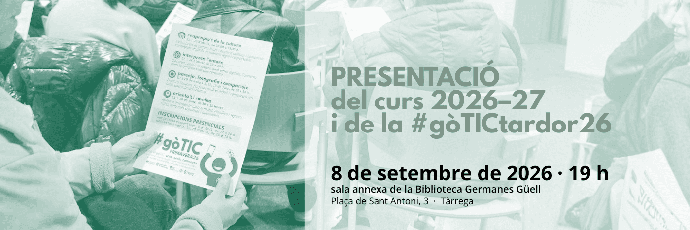 presentació #gòTICtardor26