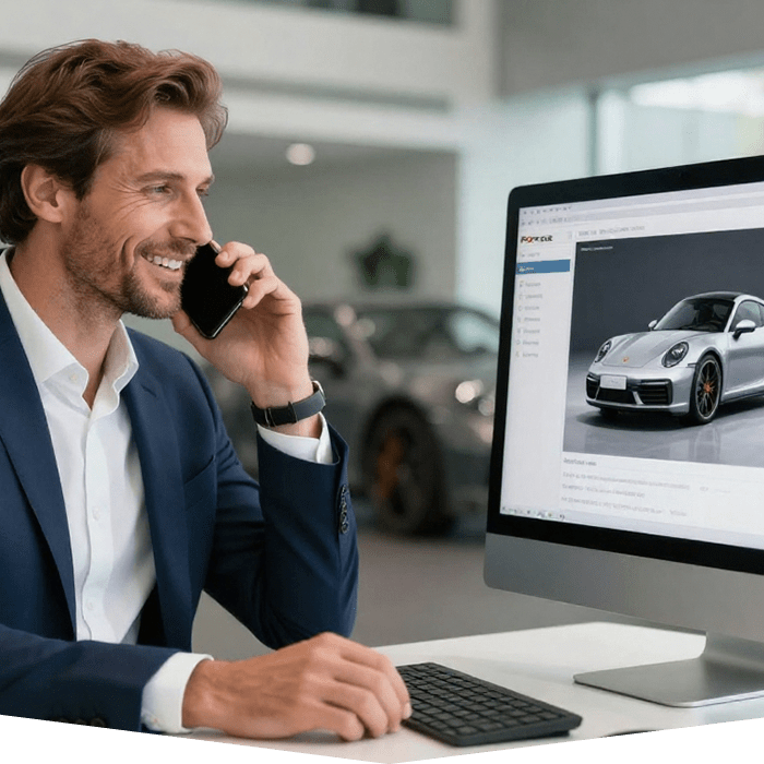 Directivo concesionario coches
