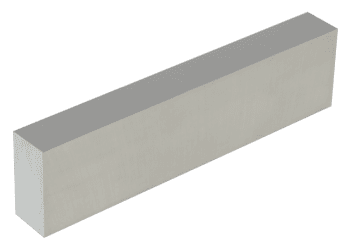 Gavineta rectangular DIN 4964 D