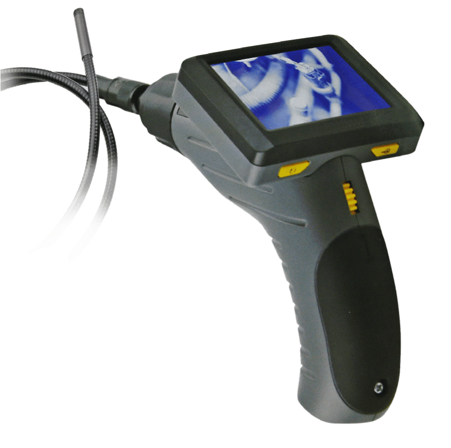 Endoscopi de vídeo inspecció amb pantalla LCD a color de 3.5" i sonda de càmera IP67
