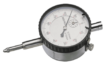 Dial indicator, range 10 mm X 0,01 mm 10 mm