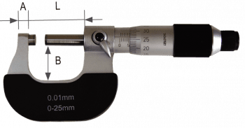 Outside micrometer frame coated - CONTROL series