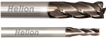 Fresa metal duro plana Z4 · 35°