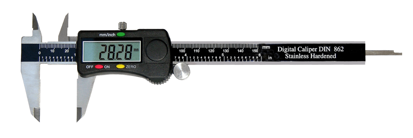 Digital caliper with roll and data output 150 mm - 1