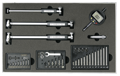 Internal measuring instrument set, 18-160 mm, with digital indicator