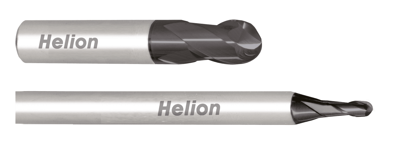 Ball Nose Solid Carbide End Mill up to 62 HRc - 1