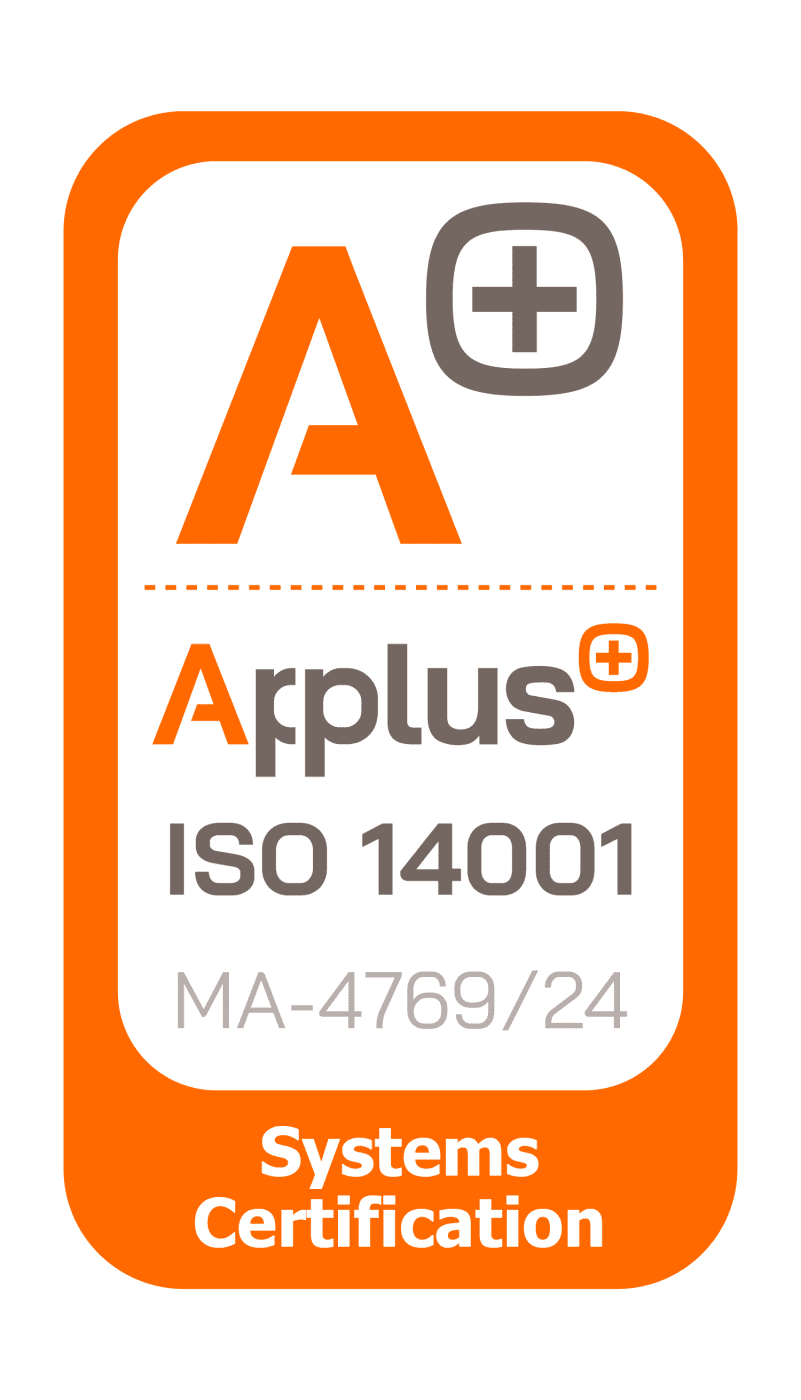 Certificado Applus+ 14001