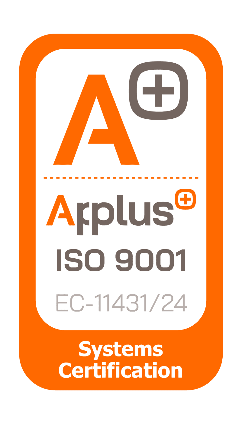 Certificado Applus+ 9001