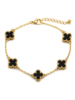 Pulsera Trébol Black