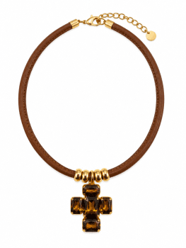 Collar Cruz Crystal
